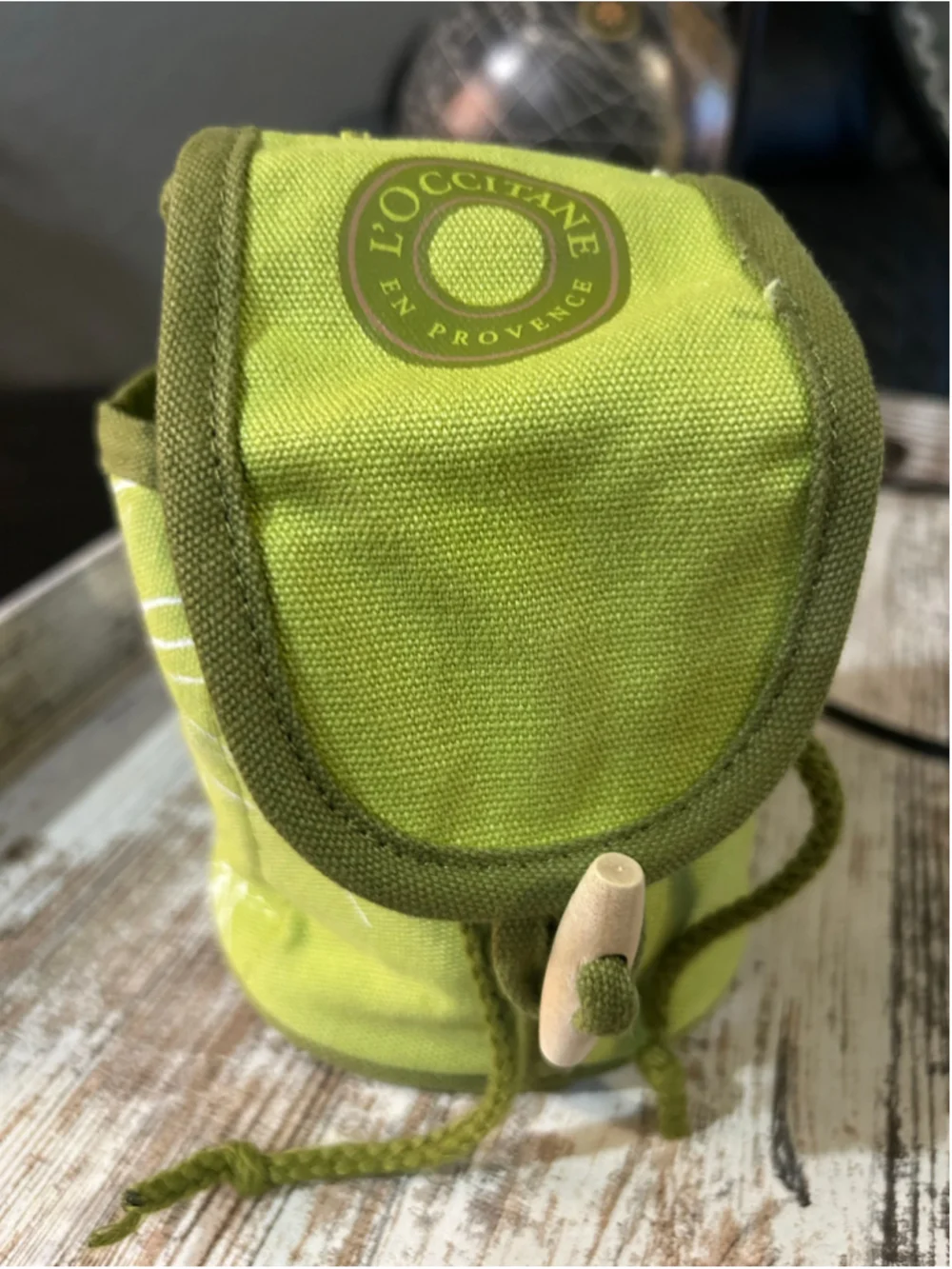 Women's L'Occitane Cosmetic Bag One Size Green White
